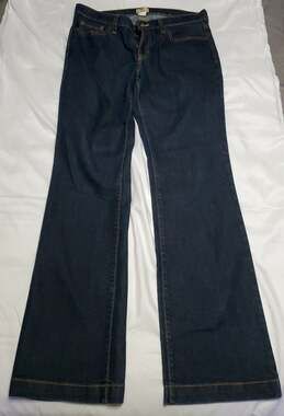 Gap Long and Lean Dark Wash Flare Jeans Size 10/30L